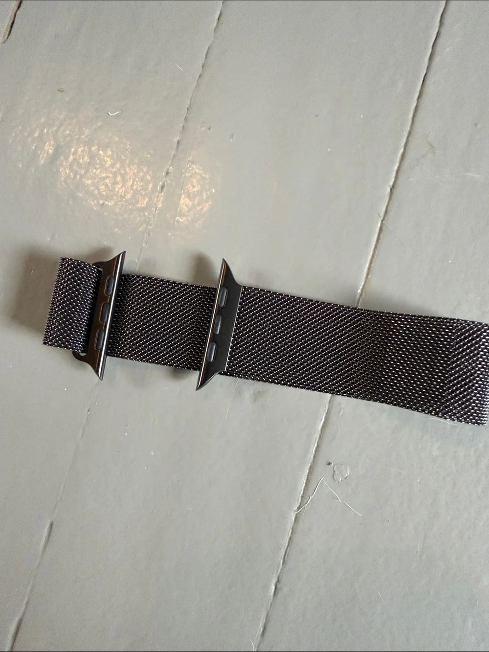 Apple Milanese Loop Stainless Steel Slate Watch Band